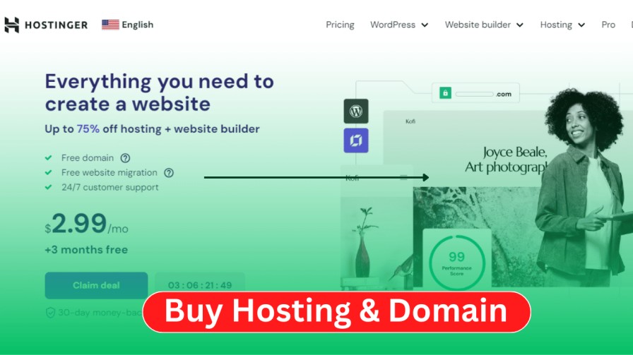 Buy Hosting & Domain from Hostinger: Save with Coupon Code 2025 5 How to Buy Hosting & Domain from Hostinger with Coupon Code (2024)
