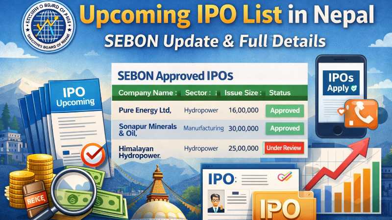 Upcoming IPO List in Nepal| SEBON Update & Full Details 4 Upcoming IPO List in Nepal SEBON Update & Full Details
